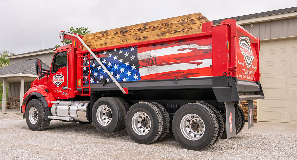 Mann Hauling & Excavation equipment - professional material delivery service